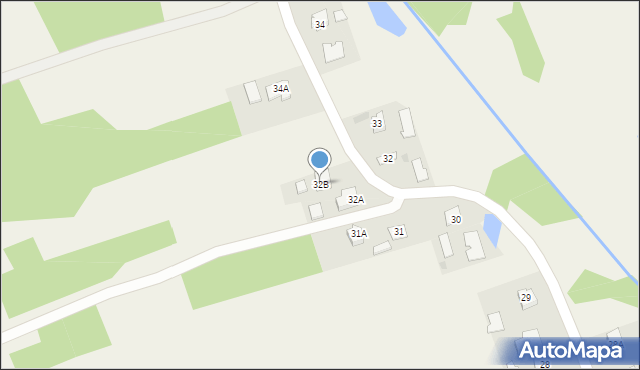 Breń, Breń, 32B, mapa Breń