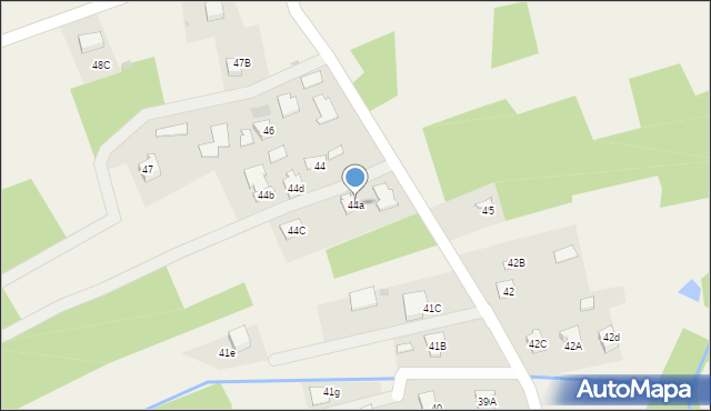 Breń, Breń, 44a, mapa Breń