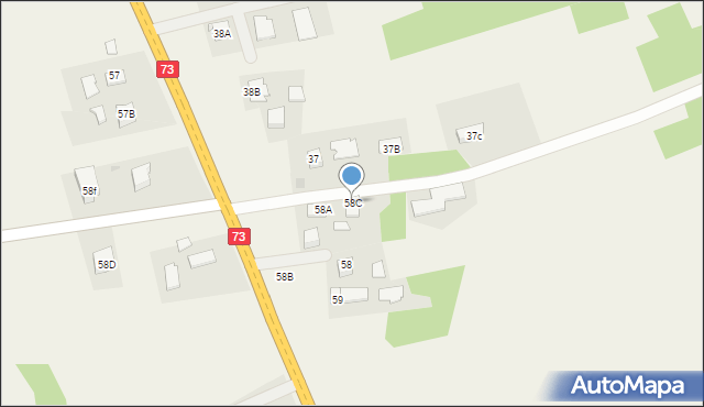 Breń, Breń, 58C, mapa Breń