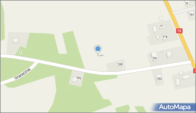 Breń, Breń, 58h, mapa Breń