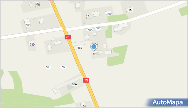 Breń, Breń, 59, mapa Breń