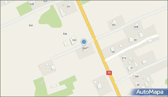 Breń, Breń, 64A, mapa Breń