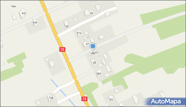 Breń, Breń, 68b, mapa Breń