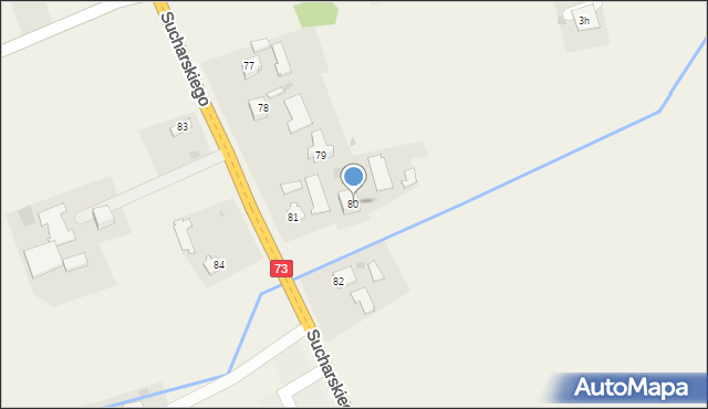 Breń, Breń, 80, mapa Breń