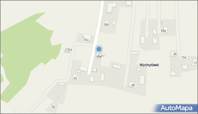 Breń, Breń, 90a, mapa Breń