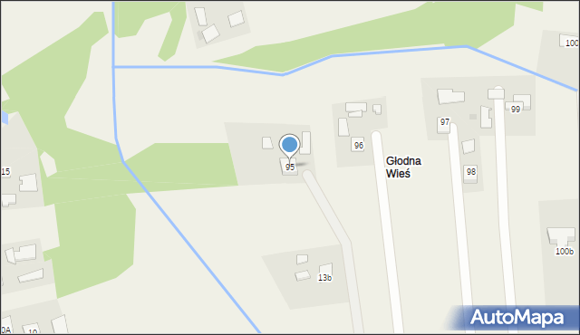 Breń, Breń, 95, mapa Breń