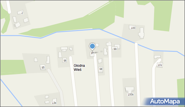 Breń, Breń, 97, mapa Breń