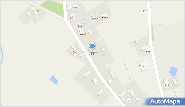 Breń, Breń, 98, mapa Breń