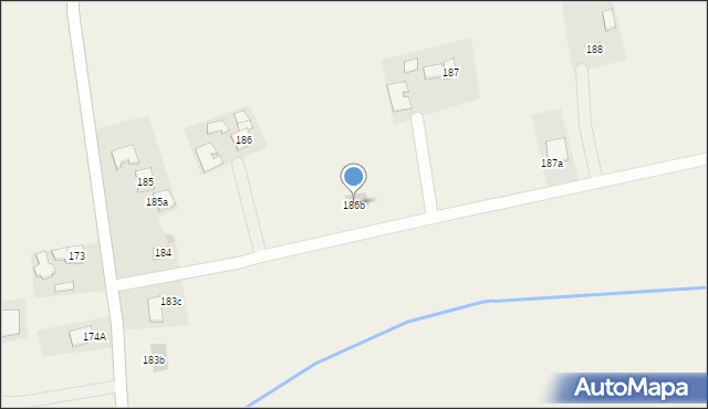 Breń Osuchowski, Breń Osuchowski, 186b, mapa Breń Osuchowski