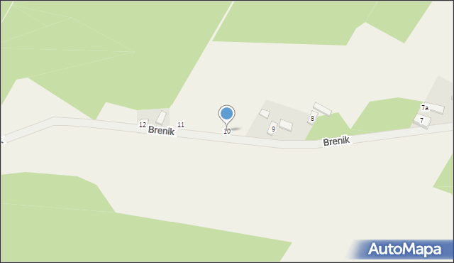 Brenik, Brenik, 10, mapa Brenik