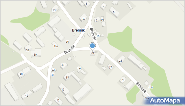 Brennik, Brennik, 16, mapa Brennik