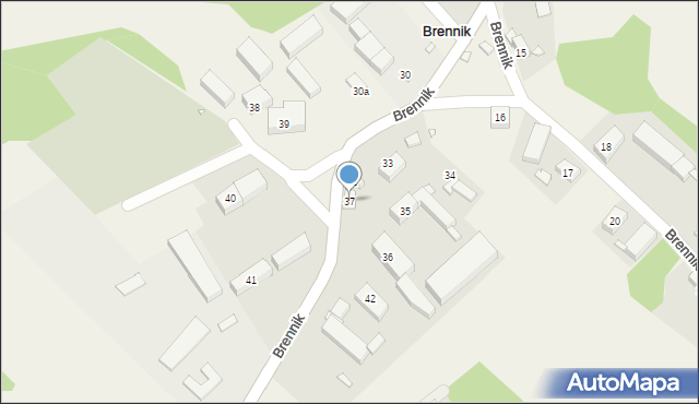Brennik, Brennik, 37, mapa Brennik