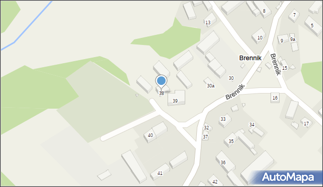 Brennik, Brennik, 38, mapa Brennik
