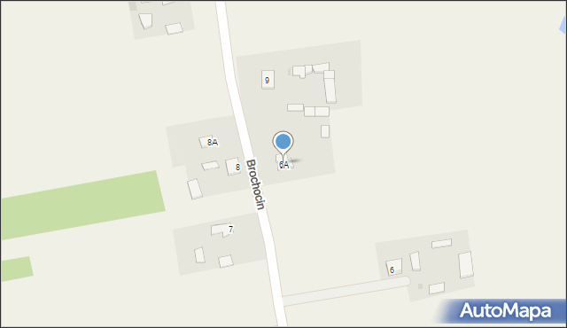 Brochocin, Brochocin, 6A, mapa Brochocin