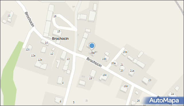Brochocin, Brochocin, 19a, mapa Brochocin