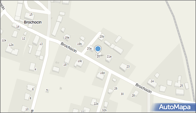 Brochocin, Brochocin, 20, mapa Brochocin