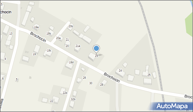 Brochocin, Brochocin, 23, mapa Brochocin