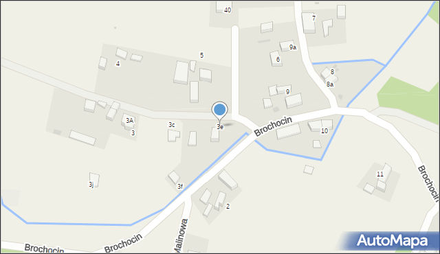 Brochocin, Brochocin, 3e, mapa Brochocin