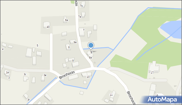 Brochocin, Brochocin, 8, mapa Brochocin