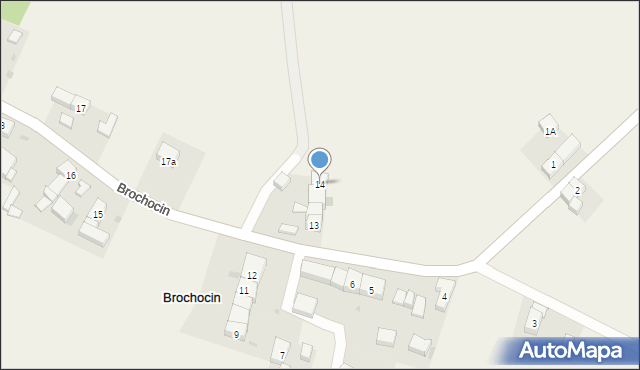 Brochocin, Brochocin, 14, mapa Brochocin