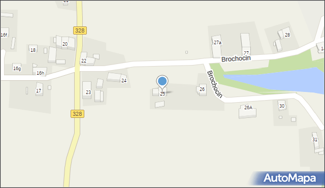 Brochocin, Brochocin, 25, mapa Brochocin