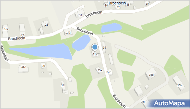 Brochocin, Brochocin, 31a, mapa Brochocin