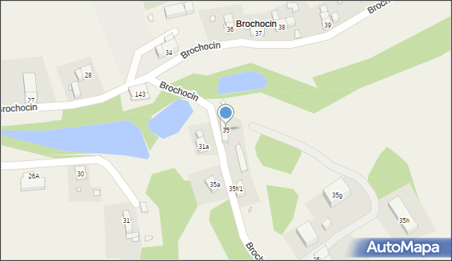 Brochocin, Brochocin, 35, mapa Brochocin