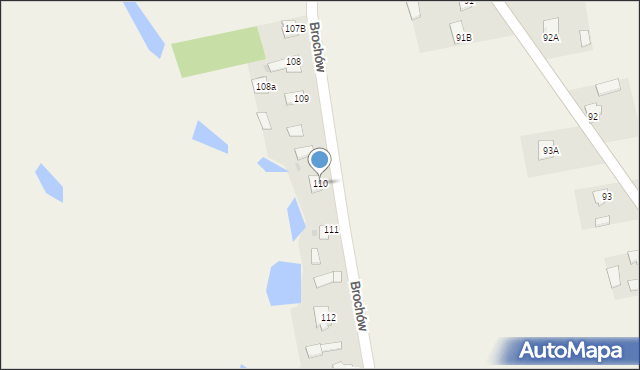 Brochów, Brochów, 110, mapa Brochów