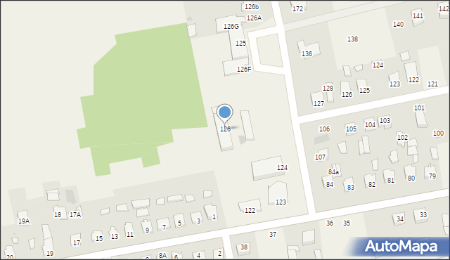 Brochów, Brochów, 126, mapa Brochów