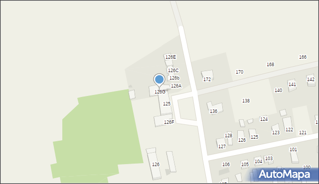 Brochów, Brochów, 126G, mapa Brochów