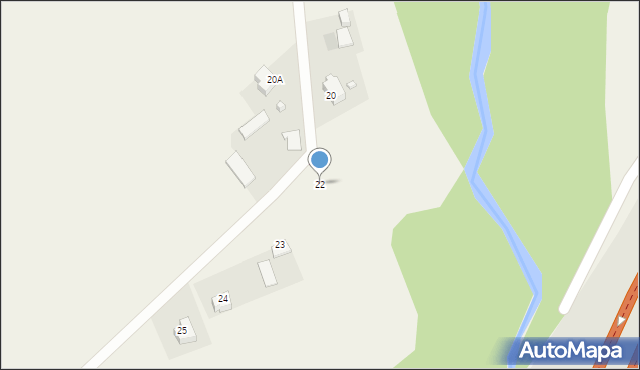 Bród Nowy, Bród Nowy, 22, mapa Bród Nowy