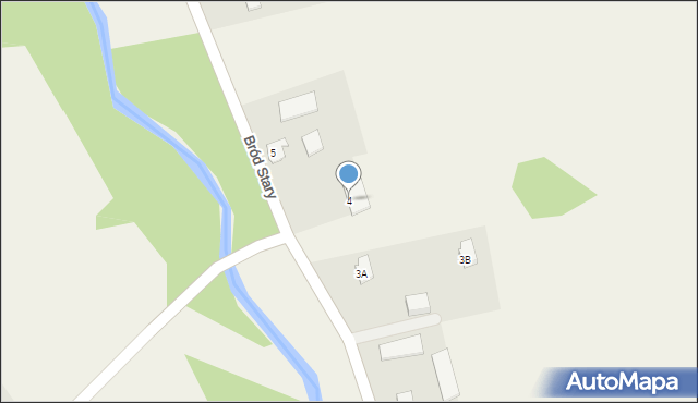 Bród Stary, Bród Stary, 4, mapa Bród Stary