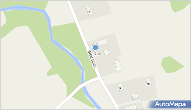 Bród Stary, Bród Stary, 5, mapa Bród Stary