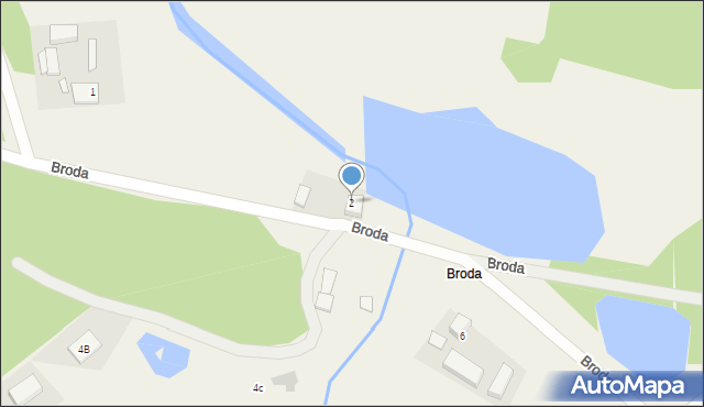 Broda, Broda, 2, mapa Broda