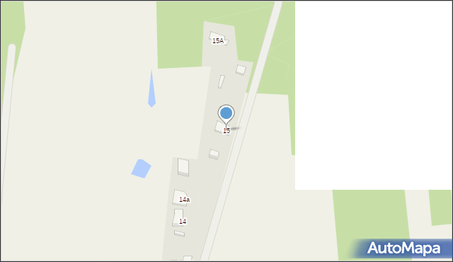 Bródki, Bródki, 15, mapa Bródki