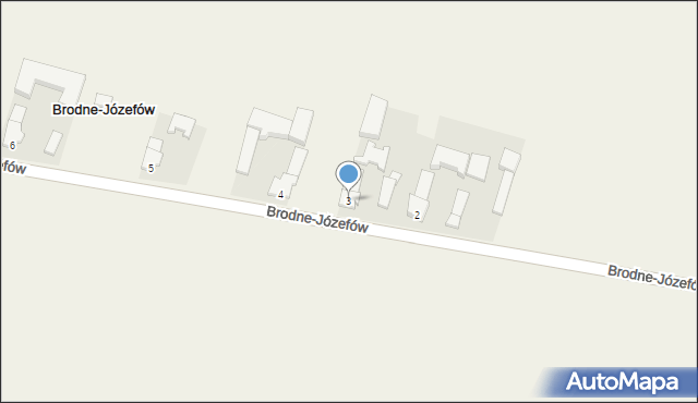 Brodne-Józefów, Brodne-Józefów, 3, mapa Brodne-Józefów
