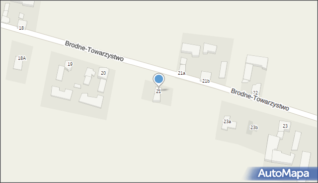 Brodne-Towarzystwo, Brodne-Towarzystwo, 21, mapa Brodne-Towarzystwo