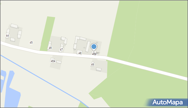 Brodnia Dolna, Brodnia Dolna, 48a, mapa Brodnia Dolna