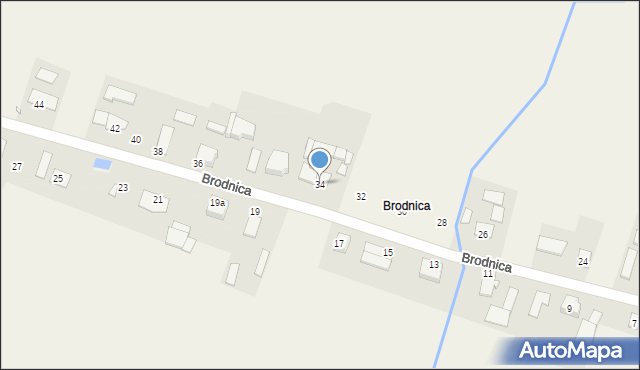 Brodnica, Brodnica, 34, mapa Brodnica