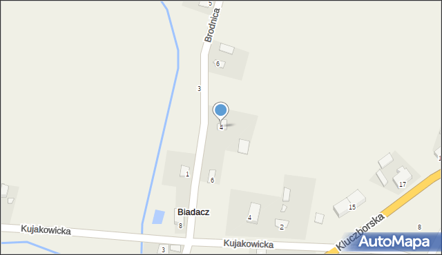 Brodnica, Brodnica, 4, mapa Brodnica