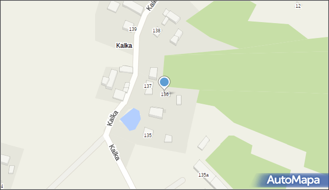 Brodnica Górna, Brodnica Górna, 136, mapa Brodnica Górna
