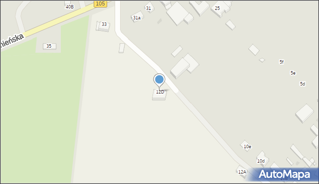 Brodniki, Brodniki, 12D, mapa Brodniki