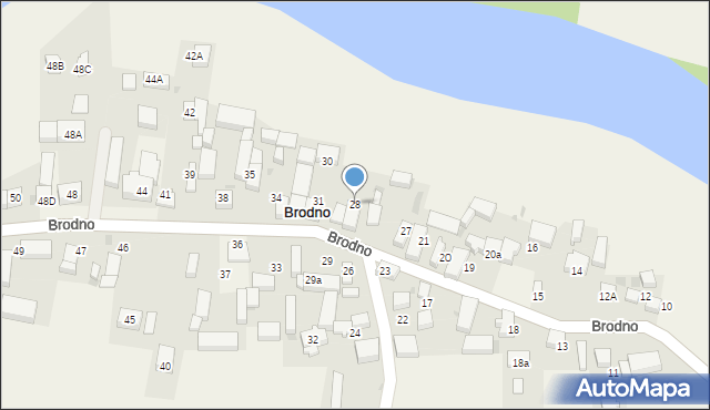 Brodno, Brodno, 28, mapa Brodno