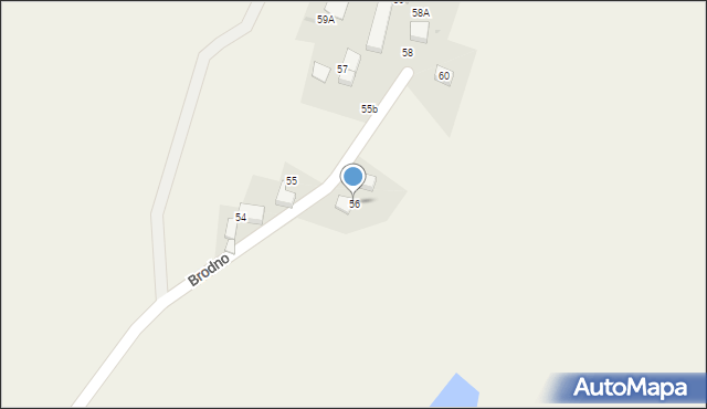 Brodno, Brodno, 56, mapa Brodno