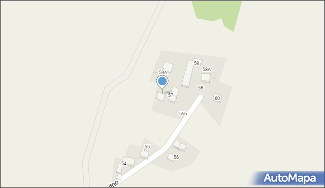 Brodno, Brodno, 57A, mapa Brodno