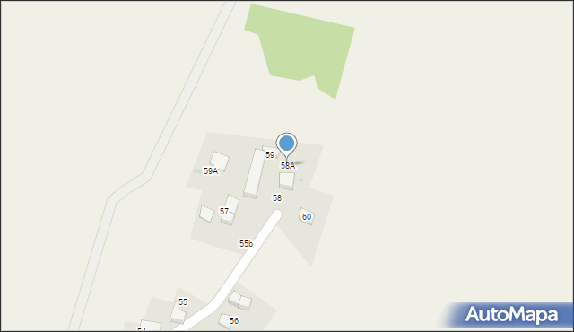 Brodno, Brodno, 58A, mapa Brodno