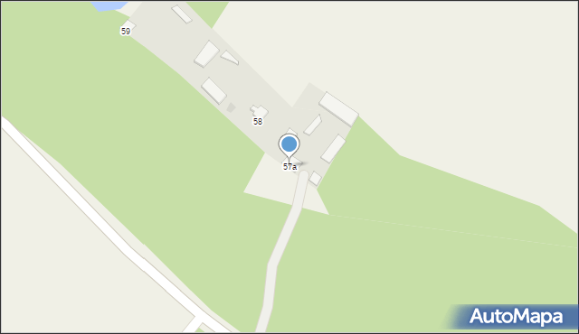 Brodowe Łąki, Brodowe Łąki, 57a, mapa Brodowe Łąki