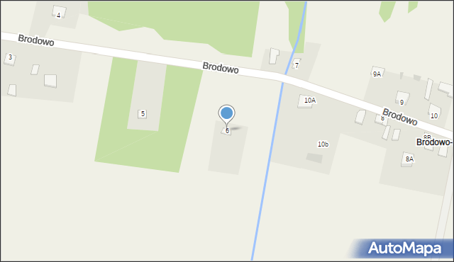 Brodowo, Brodowo, 6, mapa Brodowo
