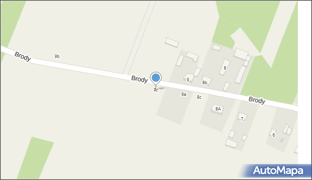Brody, Brody, 9c, mapa Brody