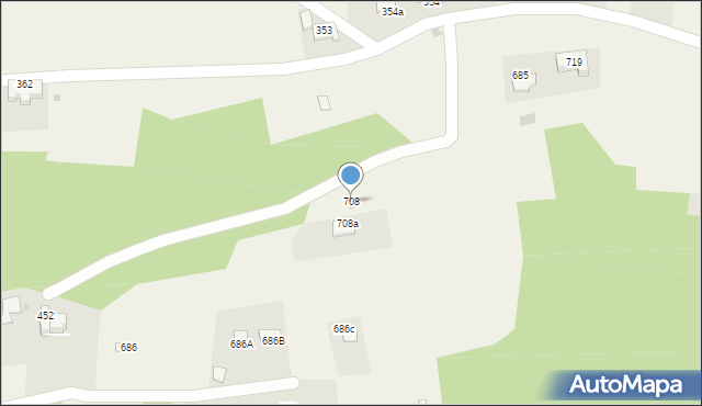 Brody, Brody, 708, mapa Brody